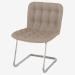 3d model Leather quilted chair RH-304 - preview