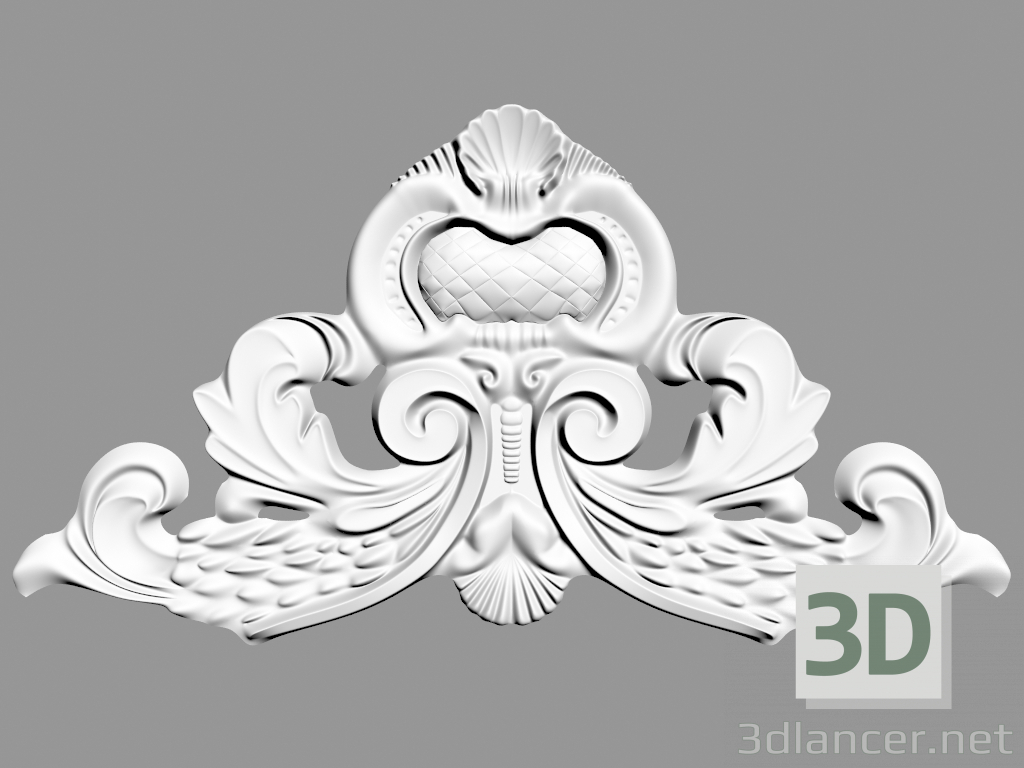 3D modeli Duvar dekorasyonu (F53) - önizleme