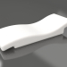 3D modeli Şezlong (Beyaz) - önizleme