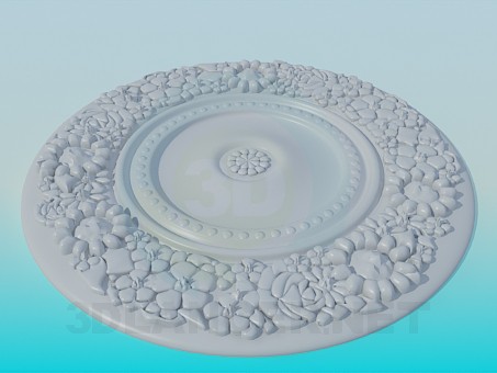 3D modeli Tavan çıkış - önizleme
