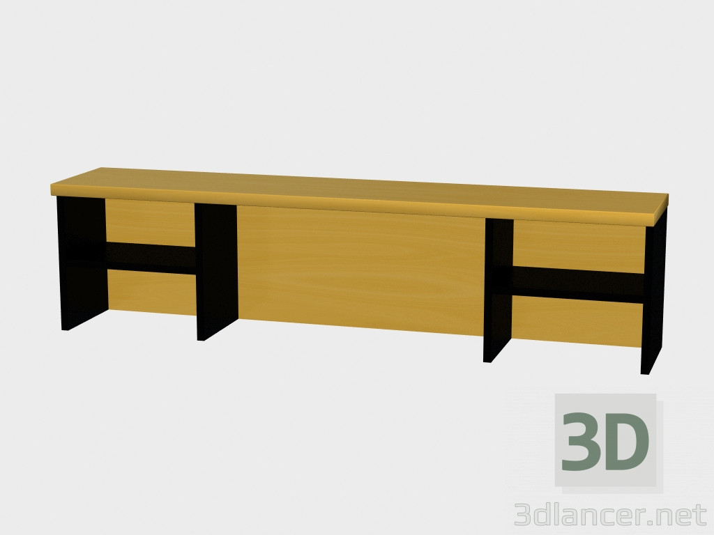 3d model Accesorio Mono Suite mesa (panel de estantería NB140) - vista previa