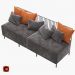 3D Modell Combo-Sofa - Vorschau