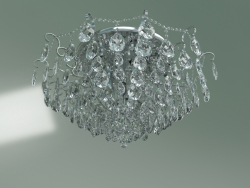 Araña de techo 10081-12 (strotskis de cristal transparente cromado)