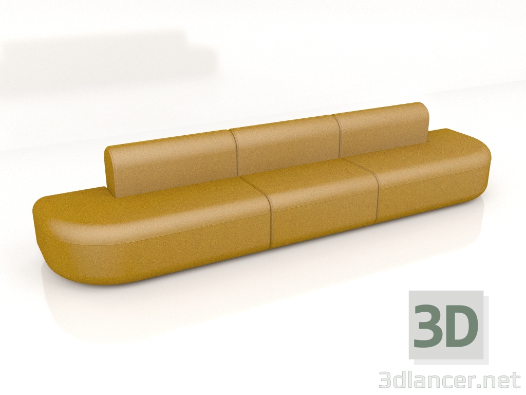 3D Modell Sofa Artiko Einzelsofa AT11 (3740x770) - Vorschau
