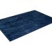 3D Modell Teppich blau Chevron 300X200 - Vorschau