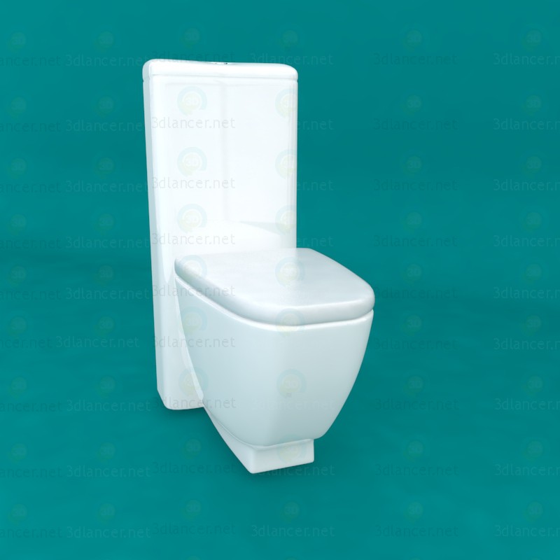3d Toilet BTW 74 Sanitana Tocai model buy - render