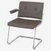 Modelo 3d cadeira de couro com braços RH-305-102 - preview