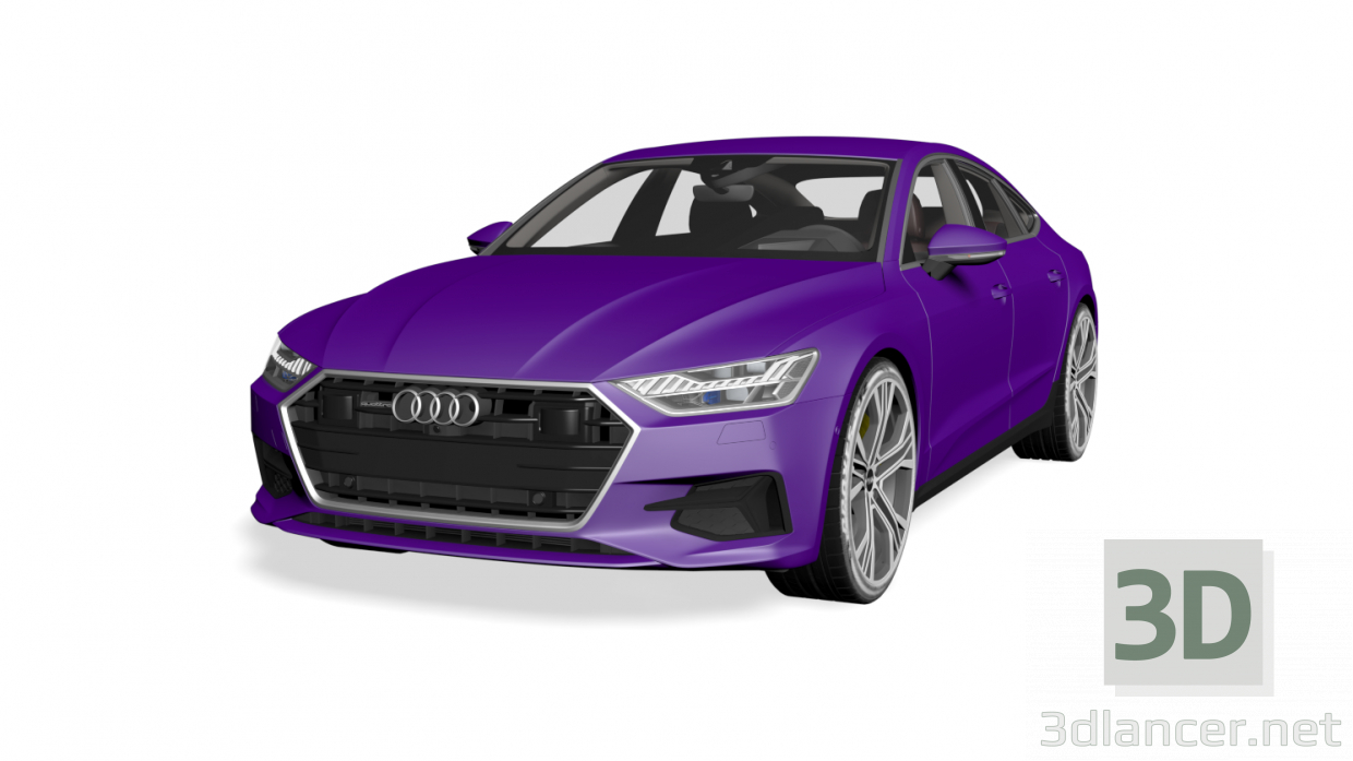 Audi A7 2018 3D-Modell kaufen - Rendern
