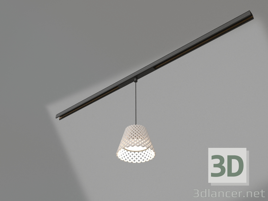 3D Modell Lampe MAG-ORIENT-OLLAS-HANG-5W Warm3000 (BK-GR, 80°, 48V) - Vorschau