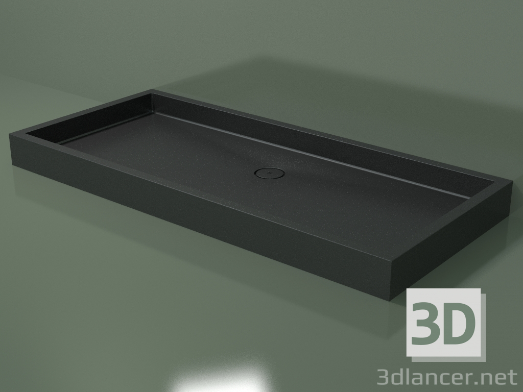 modello 3D Piatto doccia Alto (30UA0135, Deep Nocturne C38, 200x90 cm) - anteprima