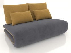 Sofa bed Justin-2 (gray-yellow)