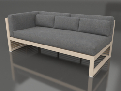 Modular sofa, section 1 left (Sand)