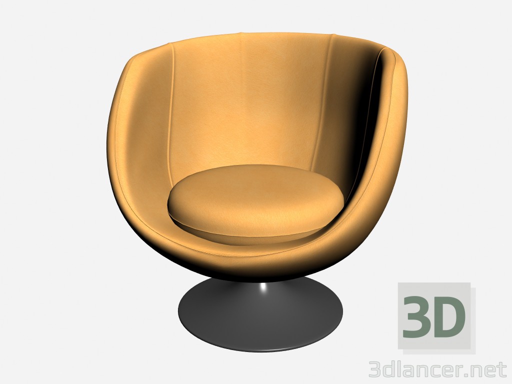 3D modeli Koltuk Nycol - önizleme