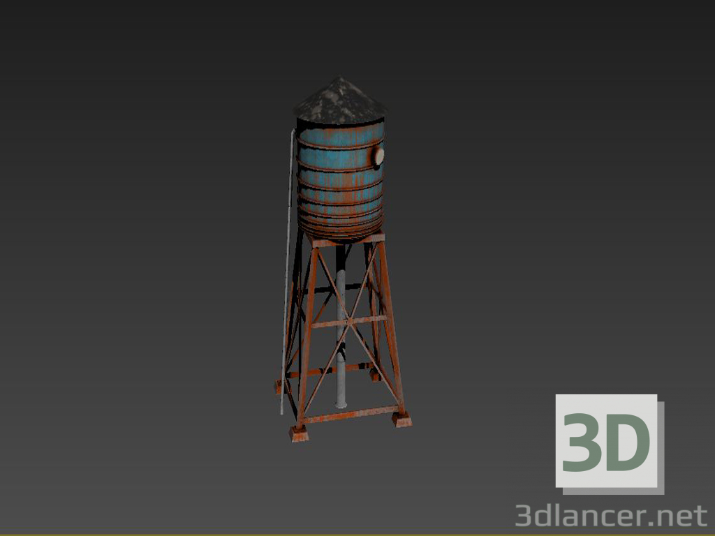 3d Water_Tower модель купить - ракурс