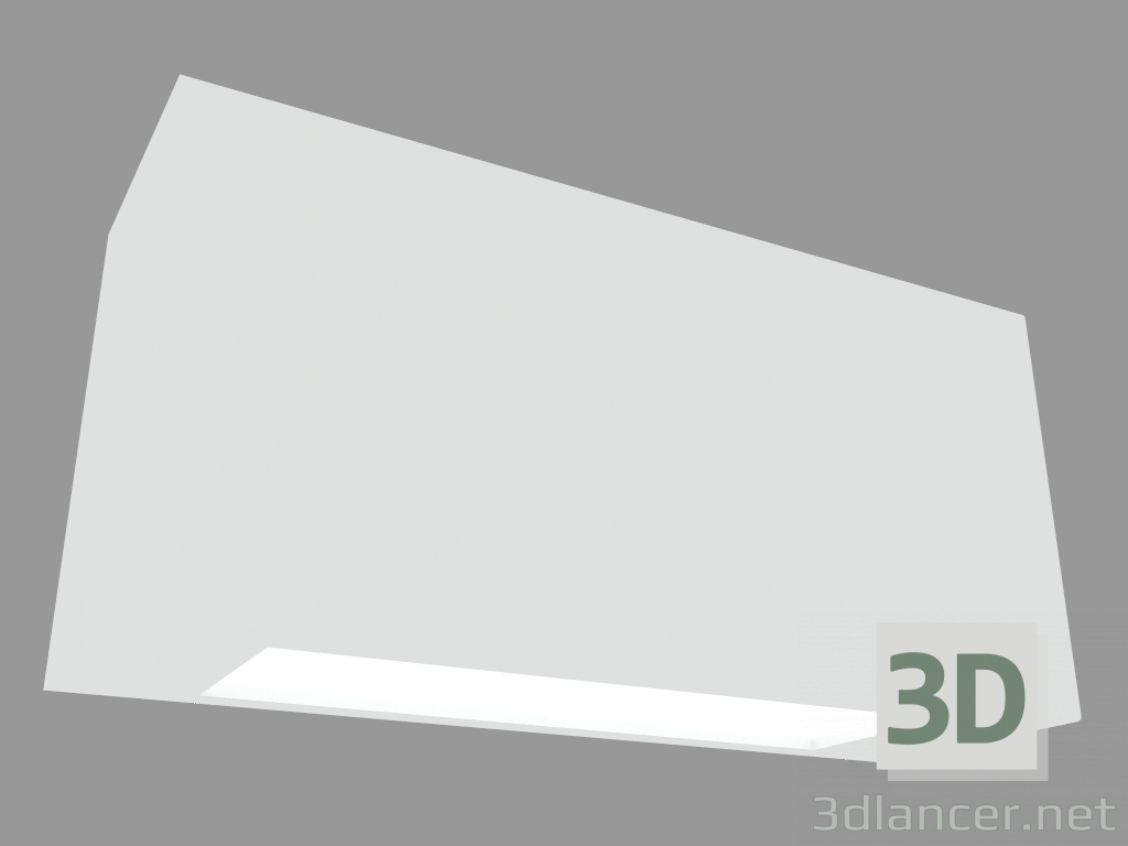 modello 3D Lampada da parete ASCENSORE RETTANGOLARE (S5066W) - anteprima