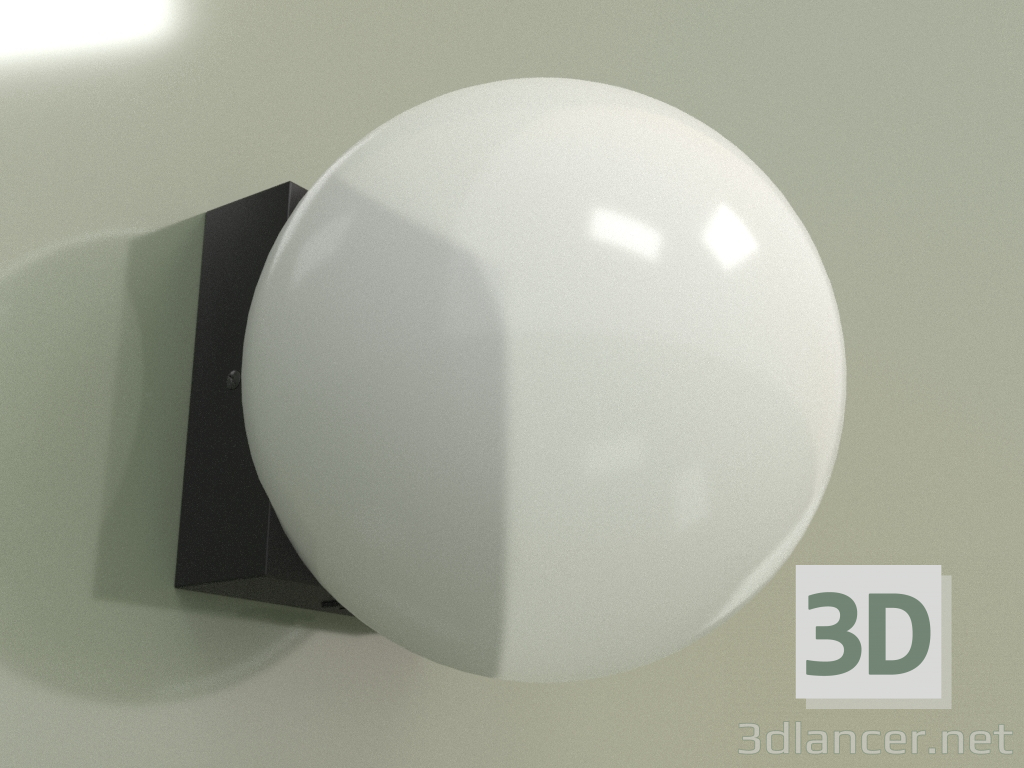 modello 3D Lampada da parete GLOBE 3200K BK 15010 - anteprima