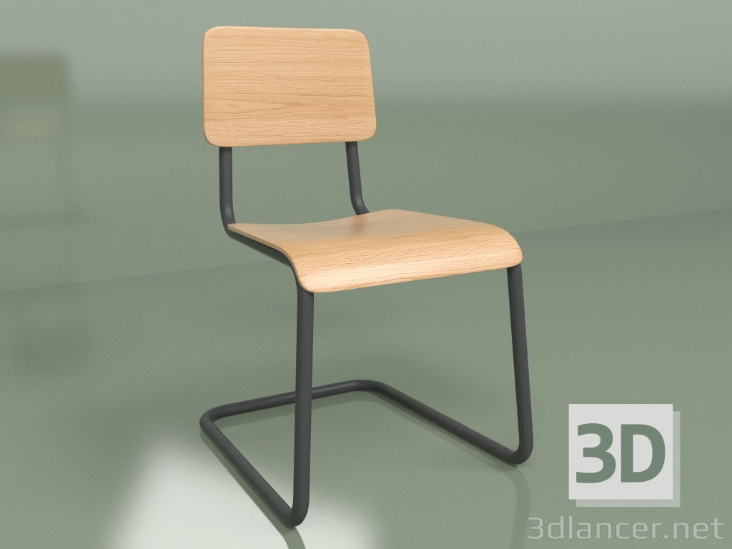 modèle 3D Chaise en porte-à-faux - preview