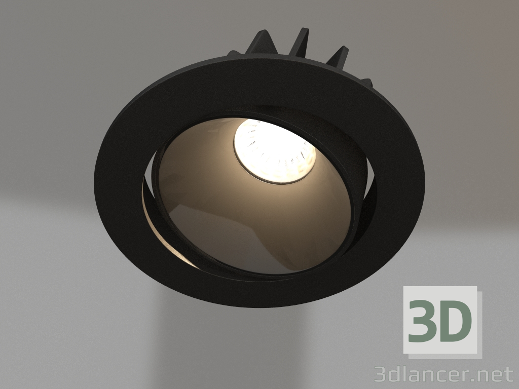 modèle 3D Lampe MS-FORECAST-BUILT-TURN-R82-8W Warm3000 (BK-BK, 32 degrés, 230V) - preview