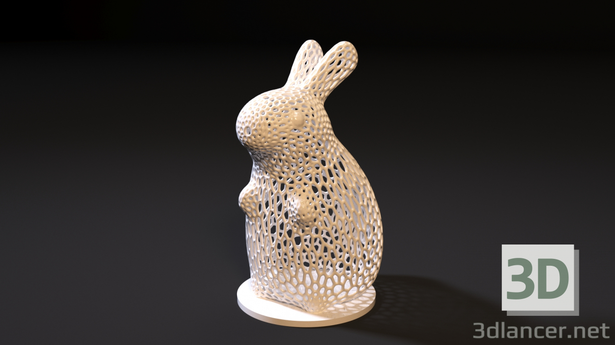 3 डी ख़रगोश मॉडल खरीद - रेंडर