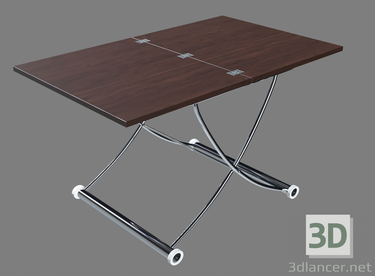 modèle 3D Transformateur de table B2202 wengé - preview