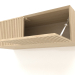 3d model Hanging shelf ST 06 (open door) (800x315x250, wood white) - preview