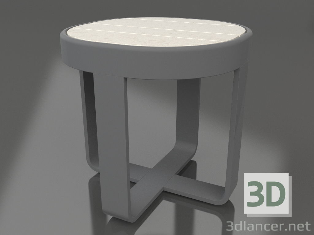 modèle 3D Table basse ronde Ø42 (DEKTON Danae, Anthracite) - preview