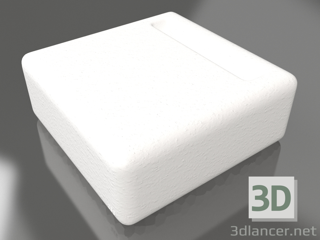 3D modeli Kulüp masası (Beyaz) - önizleme