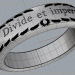 modello 3D Anello Divide et impera - anteprima