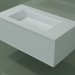 3d model Washbasin with drawer (06UC52401, Glacier White C01, L 96, P 50, H 36 cm) - preview