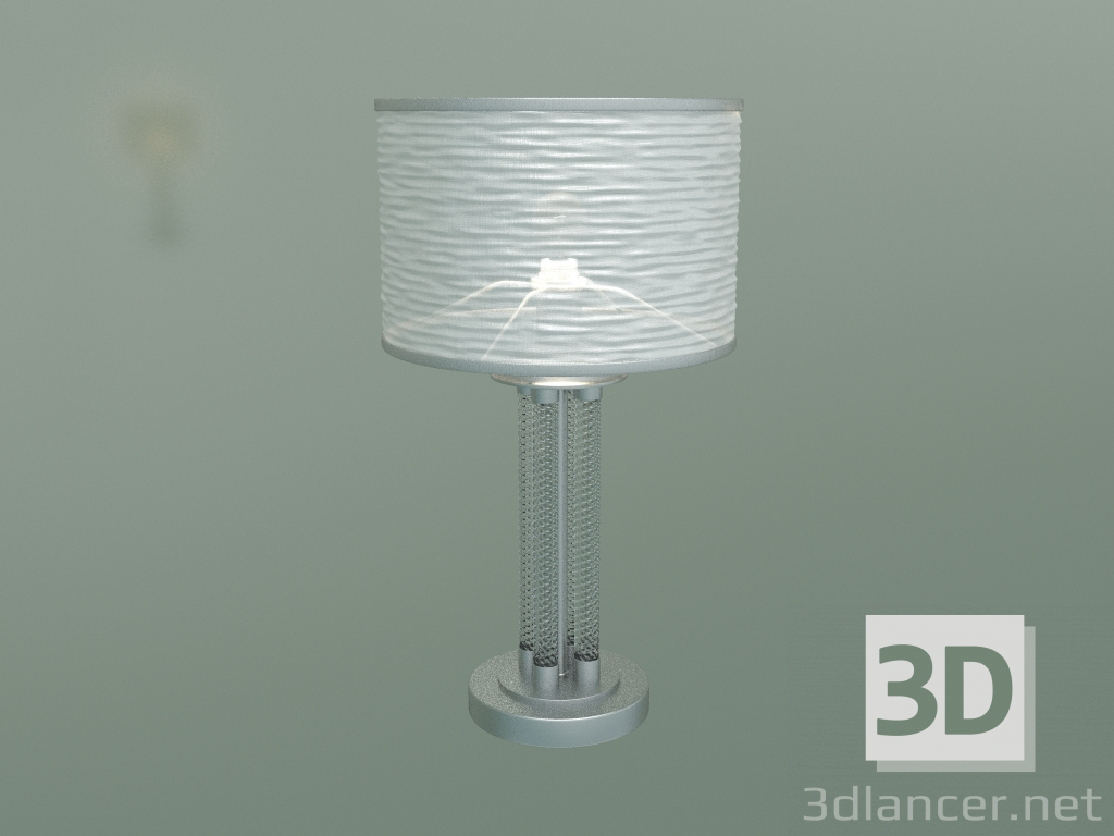 modello 3D Lampada da tavolo Licata 01073-1 (argento) - anteprima