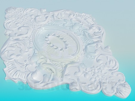 3D modeli Tavan çıkış - önizleme