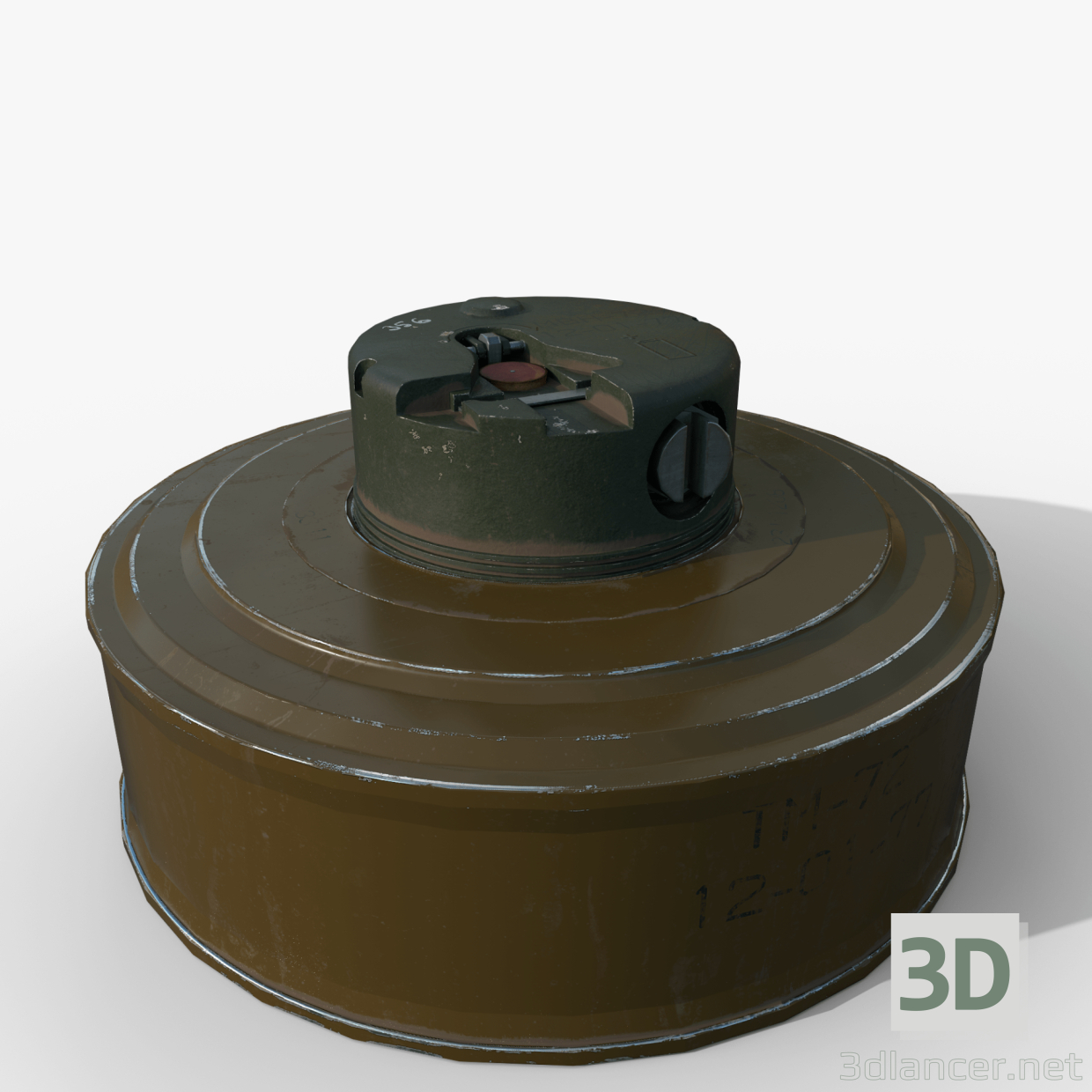 3d Mine TM-72 model buy - render