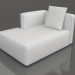 Modelo 3d Módulo sofá, seção 2 esquerda (Antracite) - preview