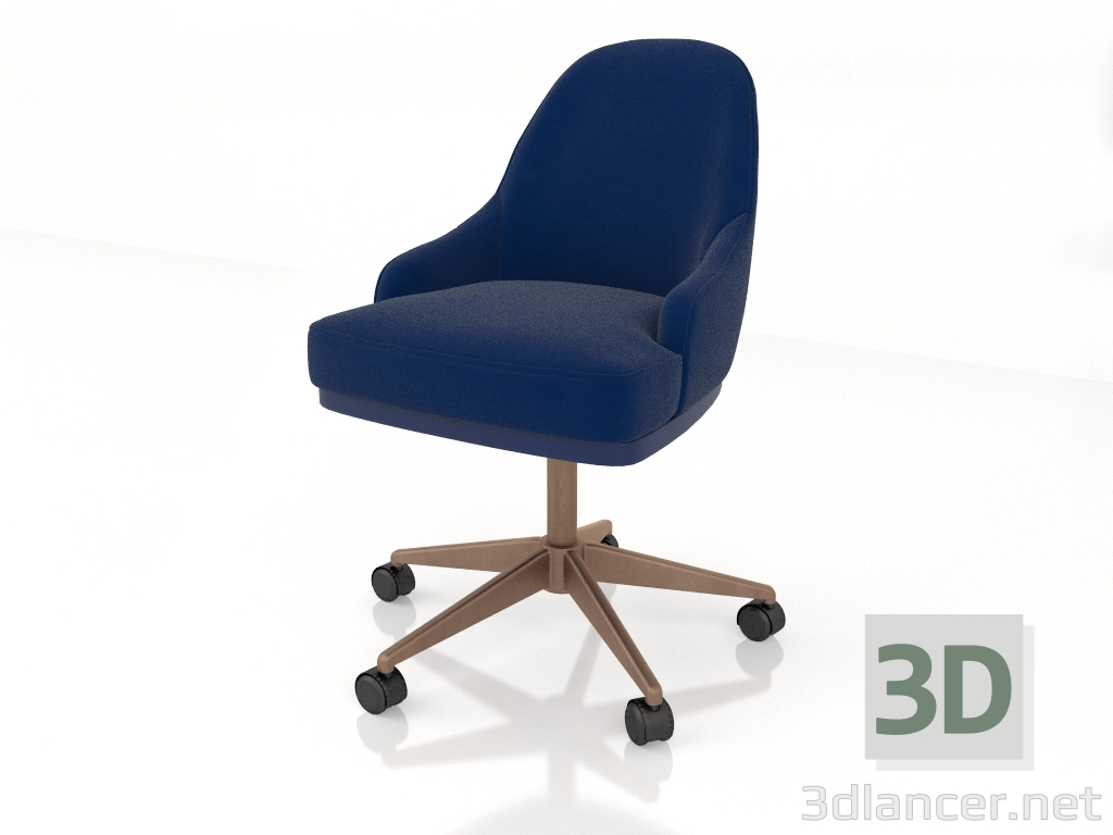 modello 3D Sedia da ufficio (S545) - anteprima