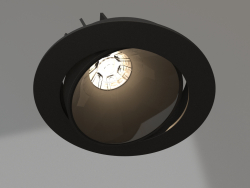 Lámpara MS-FORECAST-BUILT-TURN-R102-12W Warm3000 (BK-BK, 32 grados, 230V)