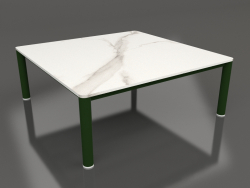 Coffee table 94×94 (Bottle green, DEKTON Aura)