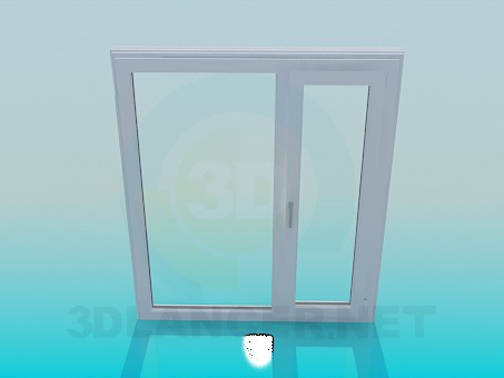 3d модель Окно металлопластиковое – превью