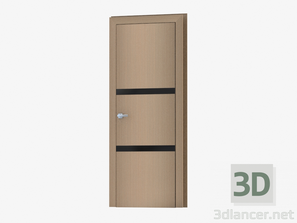 Modelo 3d Porta Interroom (26.30 preto) - preview