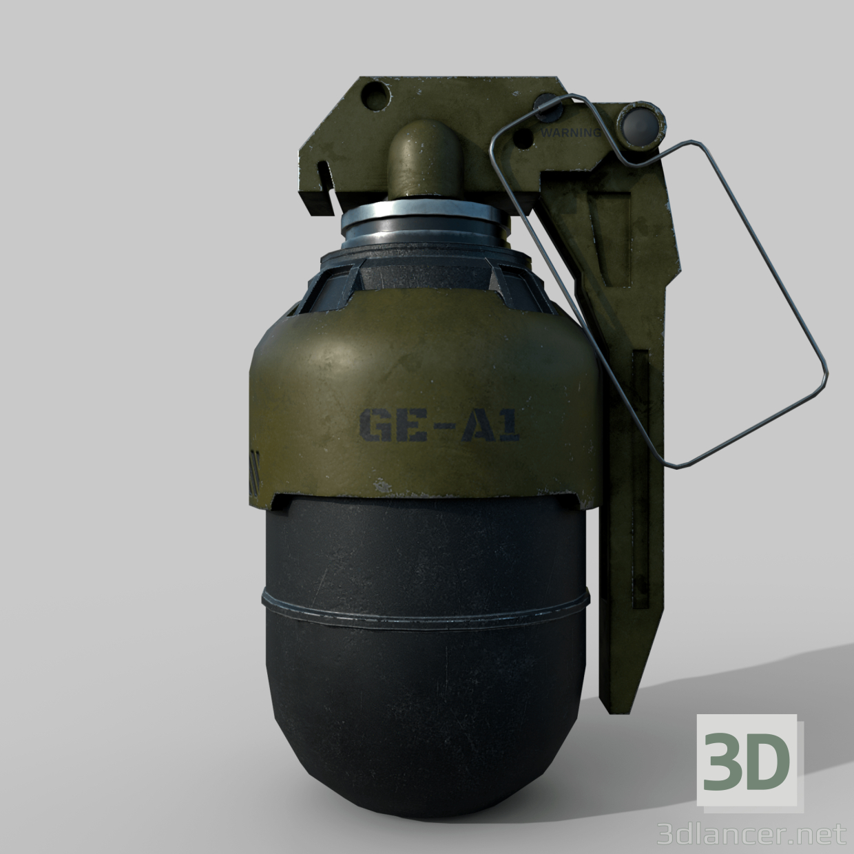3d Футуристична концепція гранати модель купити - зображення