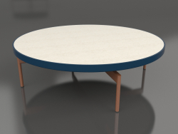 Round coffee table Ø120 (Grey blue, DEKTON Danae)
