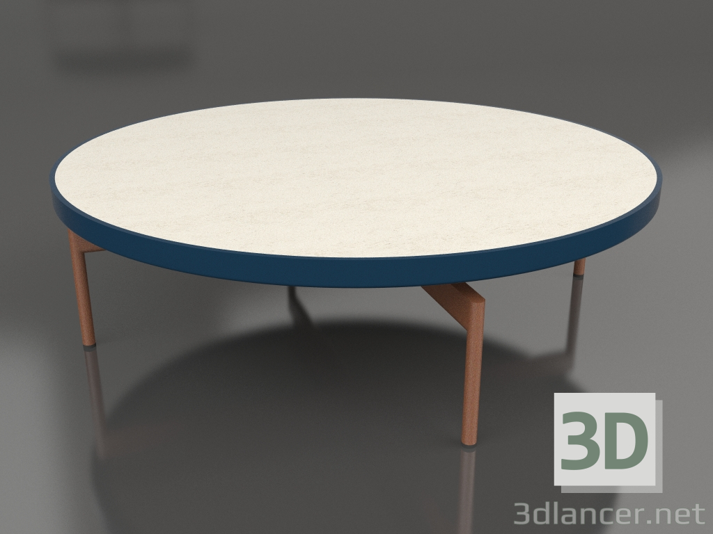 modello 3D Tavolino rotondo Ø120 (Grigio blu, DEKTON Danae) - anteprima