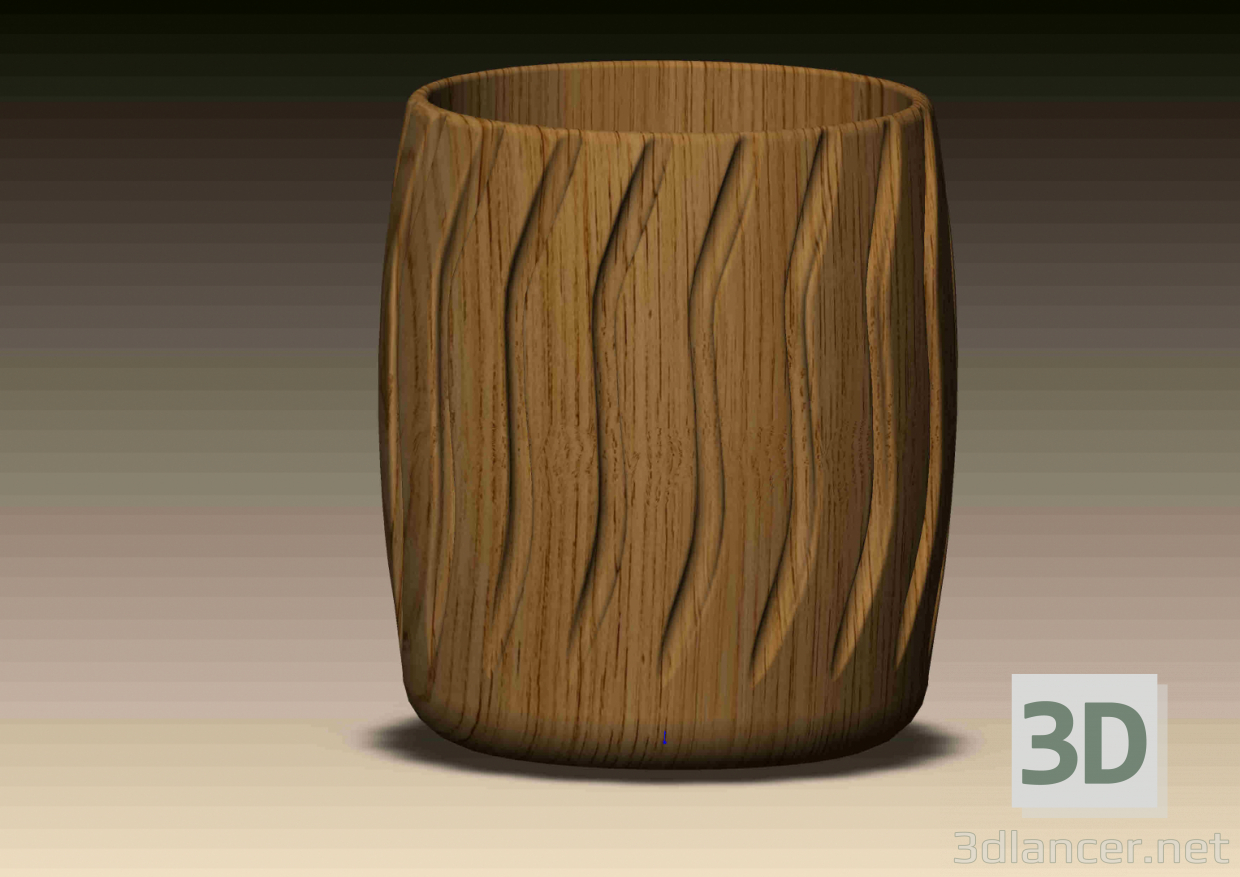 3d model Vaso para whisky - vista previa