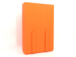 Wardrobe MW 04 paint (option 1, 1830x650x2850, luminous bright orange)
