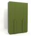3d model Wardrobe MW 04 paint (option 1, 1830x650x2850, green) - preview