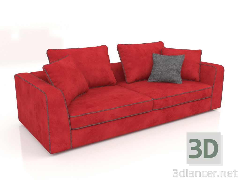 3d model Cartier sofa 2 (Brunei 23) - preview