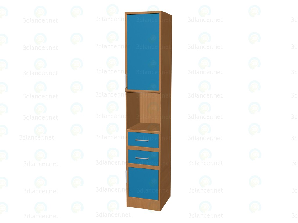 3d model Section 2 doors, 2 drawers K234 - preview