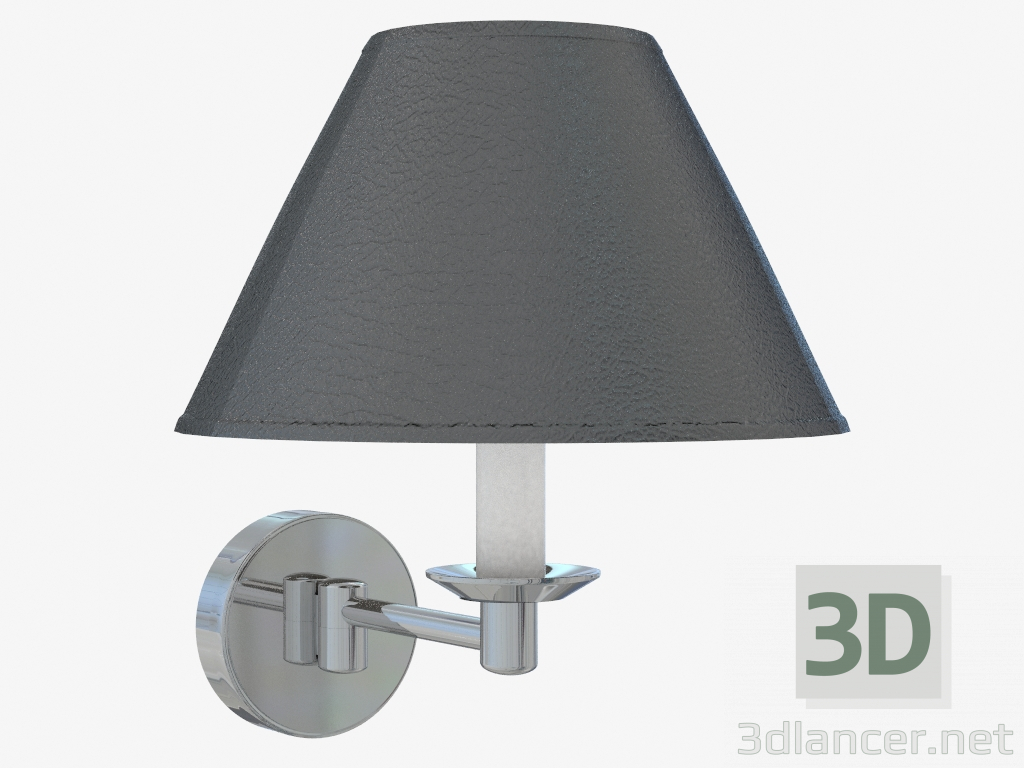 modello 3D lampada da parete Judith per il bagno - anteprima