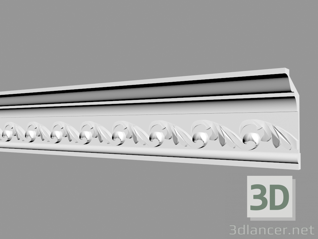 modèle 3D Corniche C1026 - preview