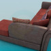 3d model Corner sofa with pillows - preview