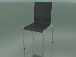 Cadeira de encosto alto com 4 pernas sem estofo (104)